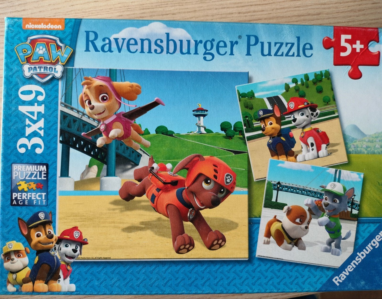3 puzzels Paw Patrol, Ophalen of Verzenden