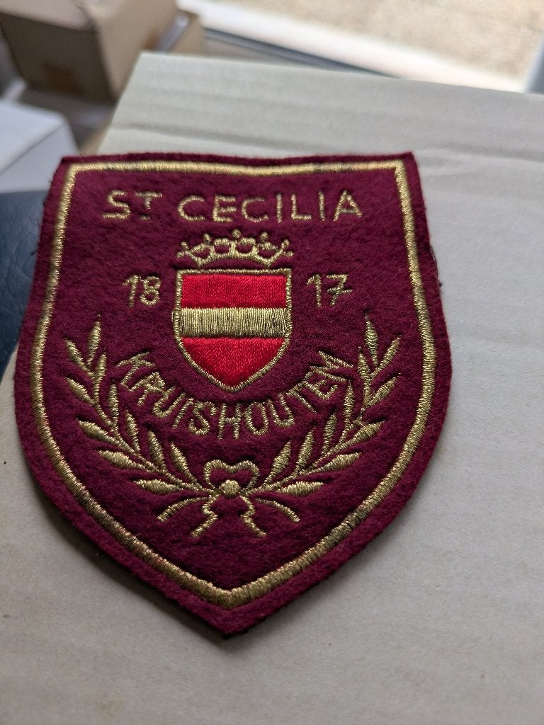St.Cecilia badge, Verzamelen, Ophalen of Verzenden, Zo goed als nieuw, Button