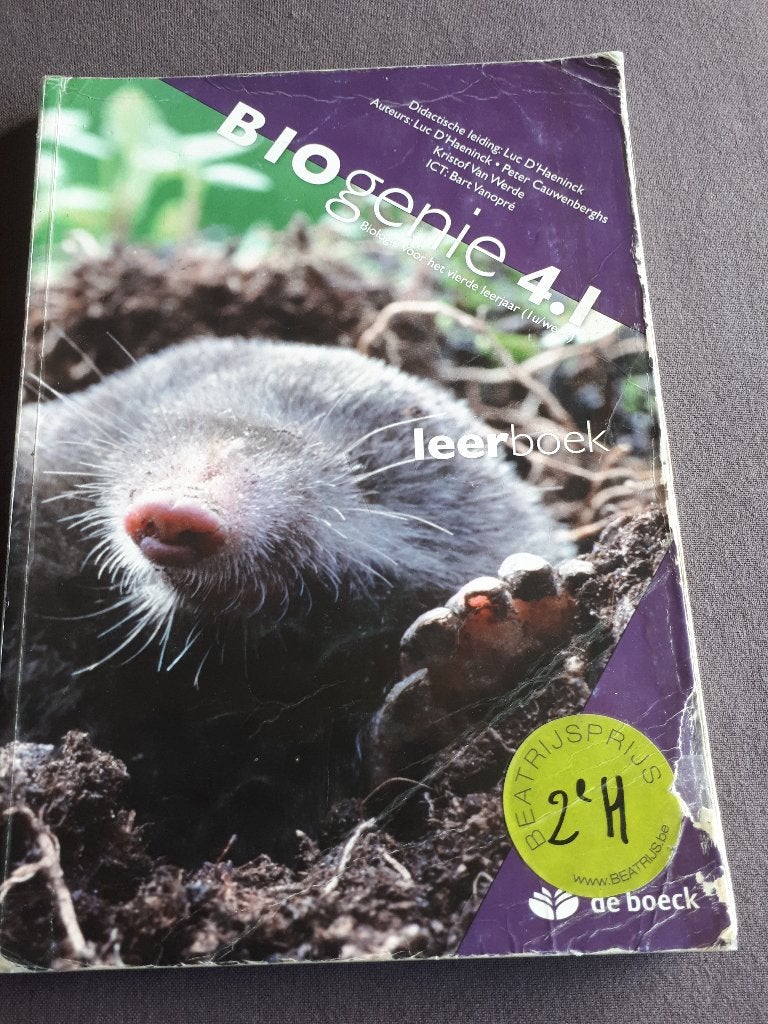 BIOLOGIE - BIOGENIE 4.1LEERBOEK - DE BOECK, Ophalen, Biologie