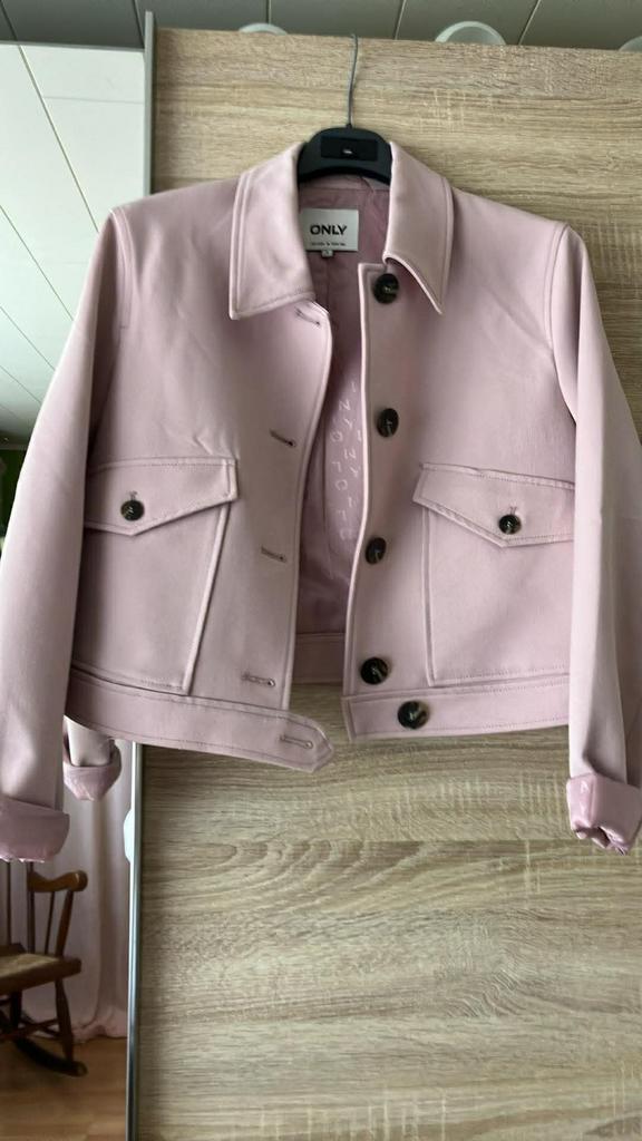 Roze jas only maat S, Ophalen of Verzenden, Zo goed als nieuw, Maat 36 (S), Roze