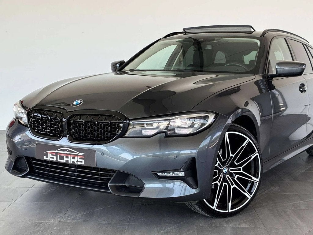 BMW 3 Serie 316 dA Touring SPORT-1ERPRO-COCKPIT-T.O-CARPLAY-, Autos, Argent ou Gris, Entreprise, Noir, 5 portes