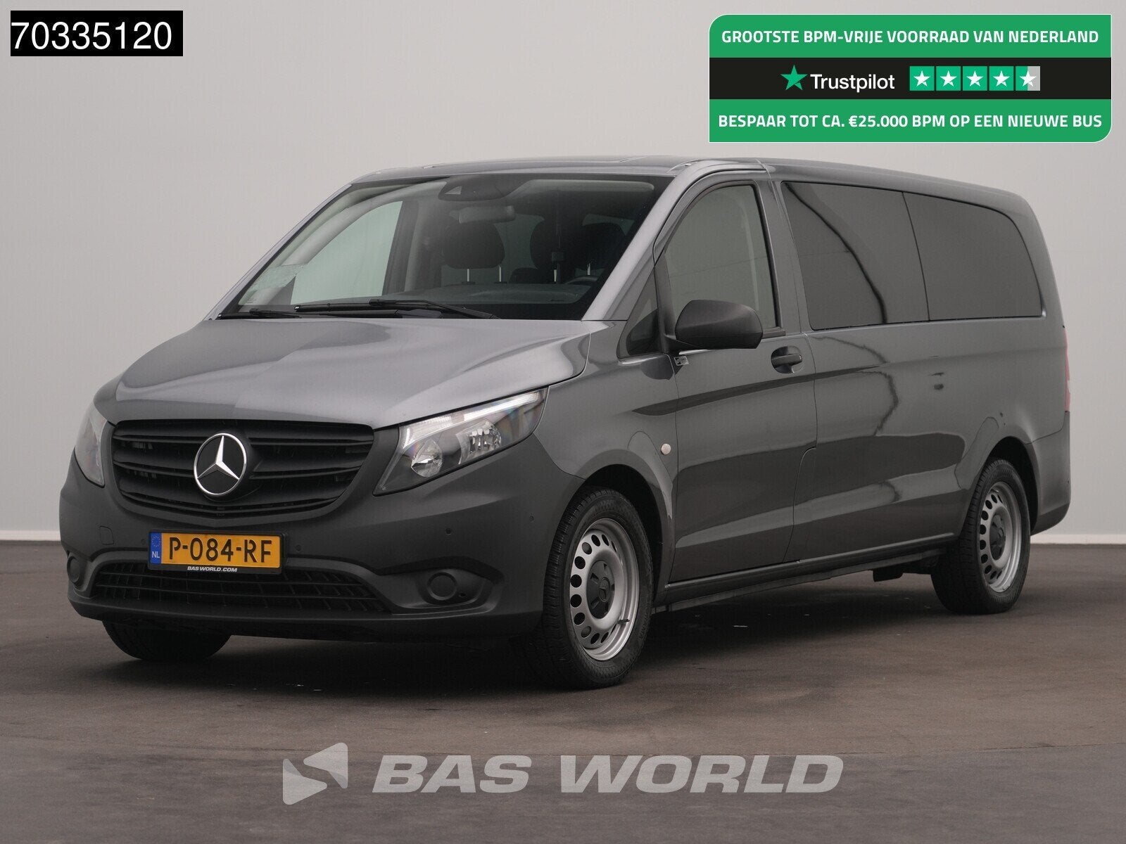 Mercedes Vito 116 Ex. BTW/BPM Personenvervoer Automaat 9-Per, Argent ou Gris, Achat, Euro 6, Entreprise