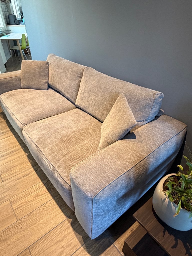 comfortabele 2/3 zit zetel in zeer goede staat., Ophalen, Gebruikt, Stof, Modern