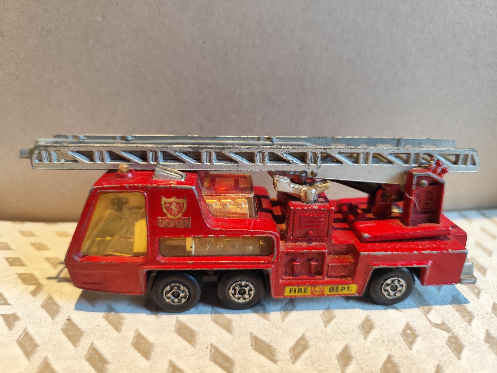 Superbe camion de pompier Matchbox Super Kings K-9 de 1972, Lesney