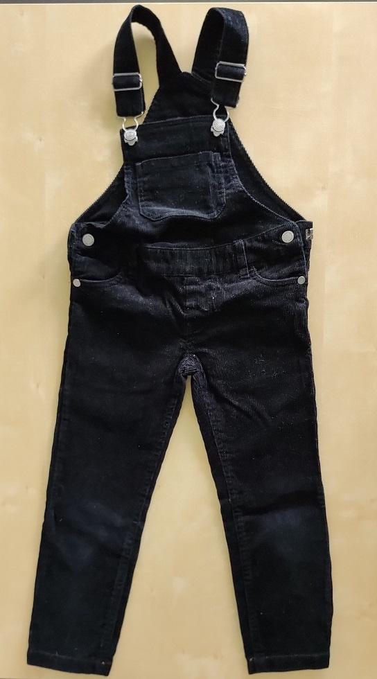 Zwarte ribfluwelen salopet Katja Retsin JBC, maat 104, Kinderen en Baby's, Kinderkleding | Maat 104, Overige typen, Jongen of Meisje