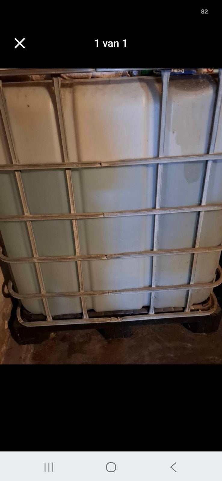 adblue vat ongeveer nog 750 l, Ophalen