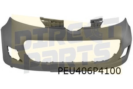 Peugeot 107 (2/09- 2/12) voorbumper (te spuiten) Origineel!, Neuf, -, -, Avant