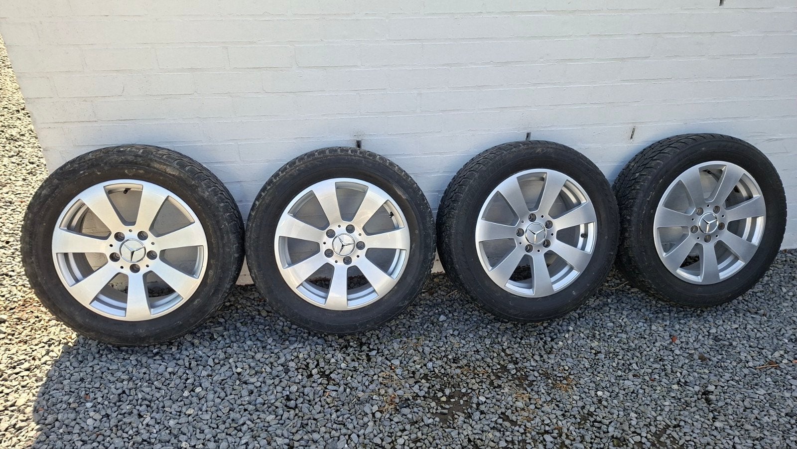 Originele Mercedes 7spaak velgen W204 6JX16 ET39, 16 pouces, Véhicule de tourisme, Enlèvement, Utilisé