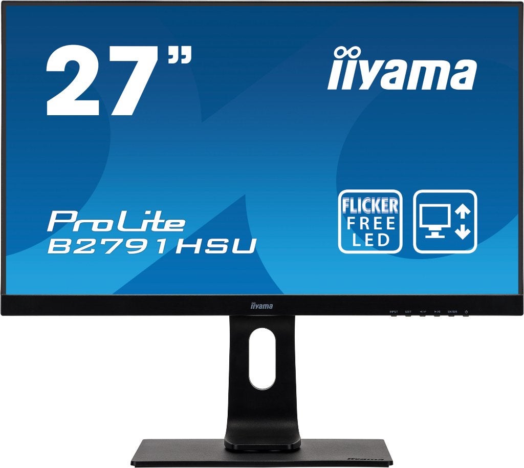 Ecran 27 pouces iiyama ProLite B2791HSU-B1, Iiyama, 1 à 2 ms, 61 à 100 Hz, Full HD