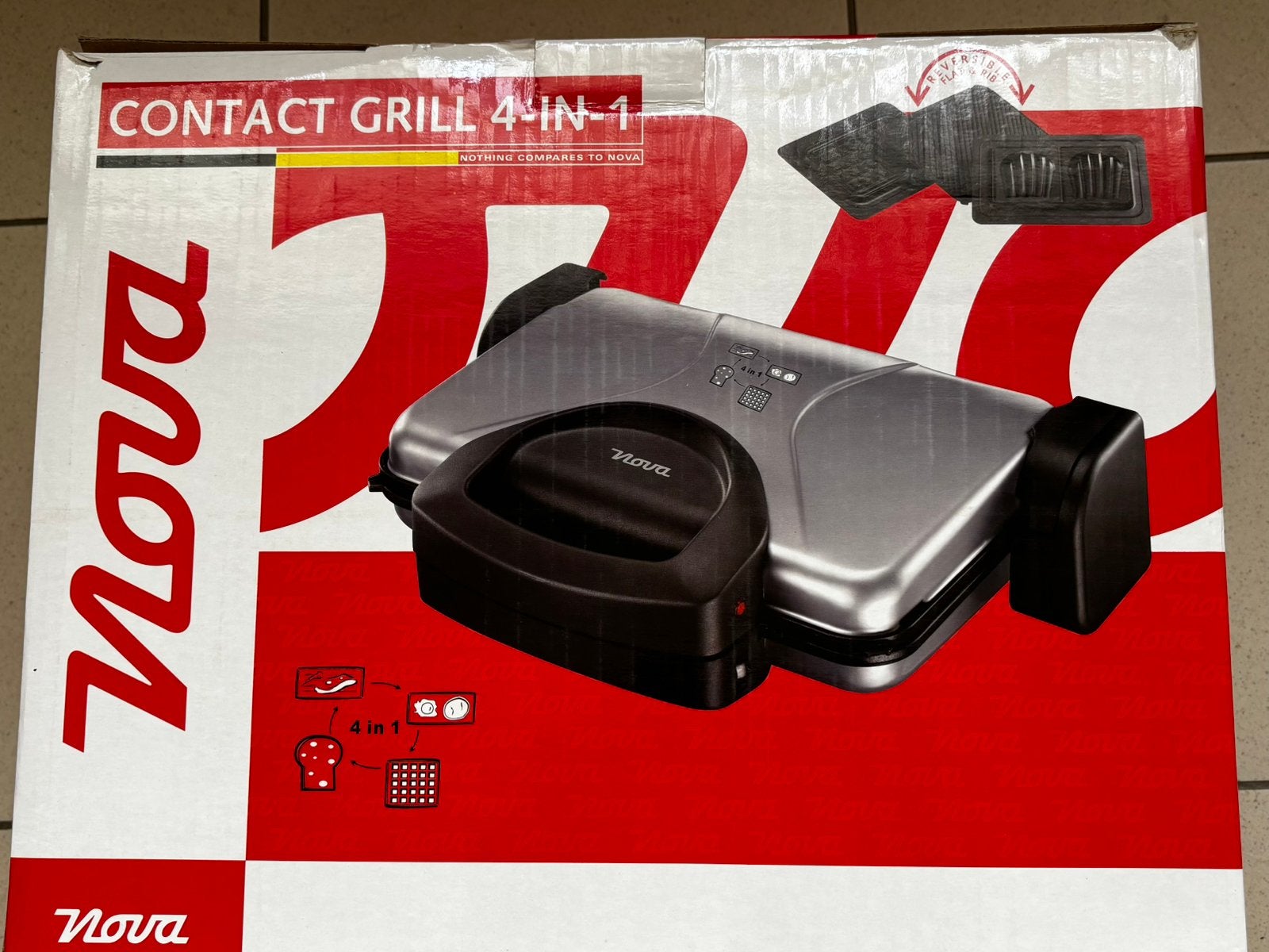Contact grill 4-in-1, Ophalen, Zo goed als nieuw