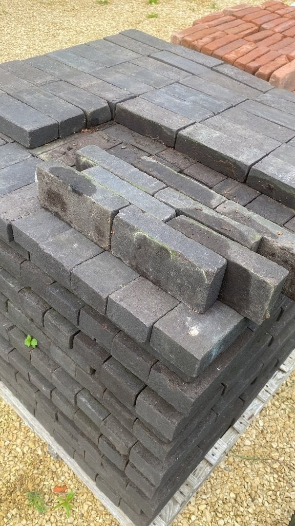 Pallet antraciete kleiklinkers  900 stuks (ca. 10 m²), Ophalen, Zo goed als nieuw, 5 tot 10 m², Klinkers