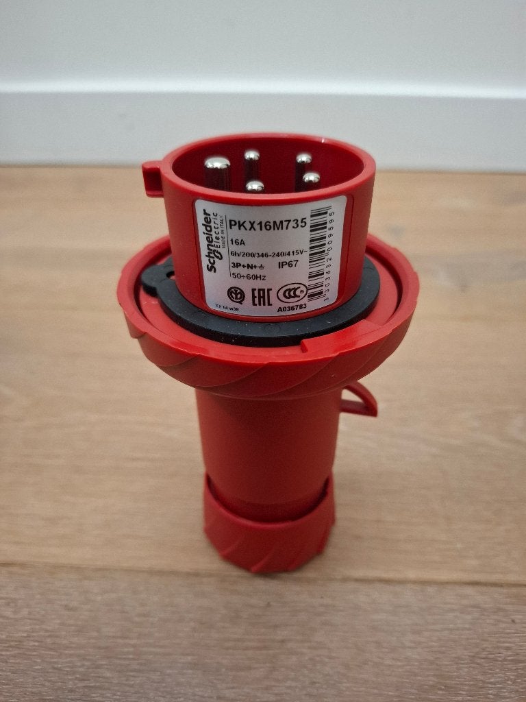 Prise CEE/adaptateur - Schneider/PKX16M735 - NOUVEAU, Envoi, Neuf