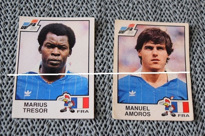 Panini / Euro 84 / Frankrijk / 2stickers, Verzamelen, Verzenden, Gebruikt, Poster, Plaatje of Sticker