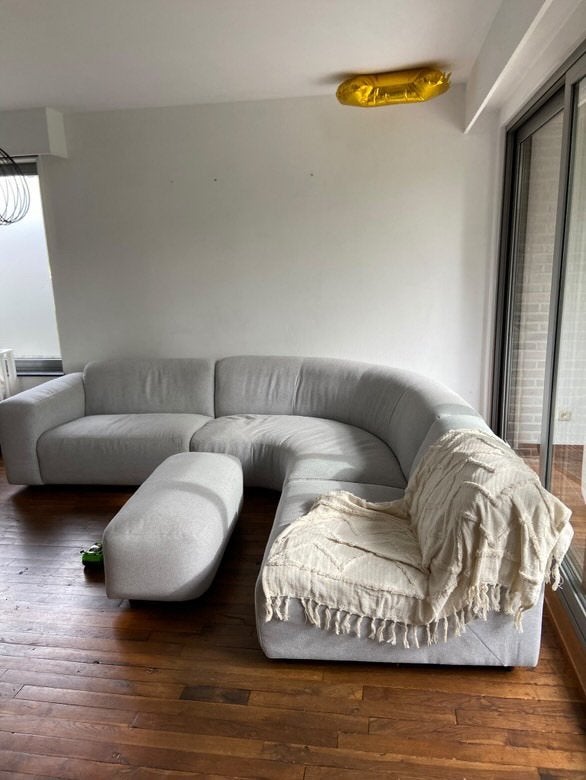 Zetel 260x215, Ophalen, Zo goed als nieuw, Vierpersoons of meer, 250 tot 300 cm