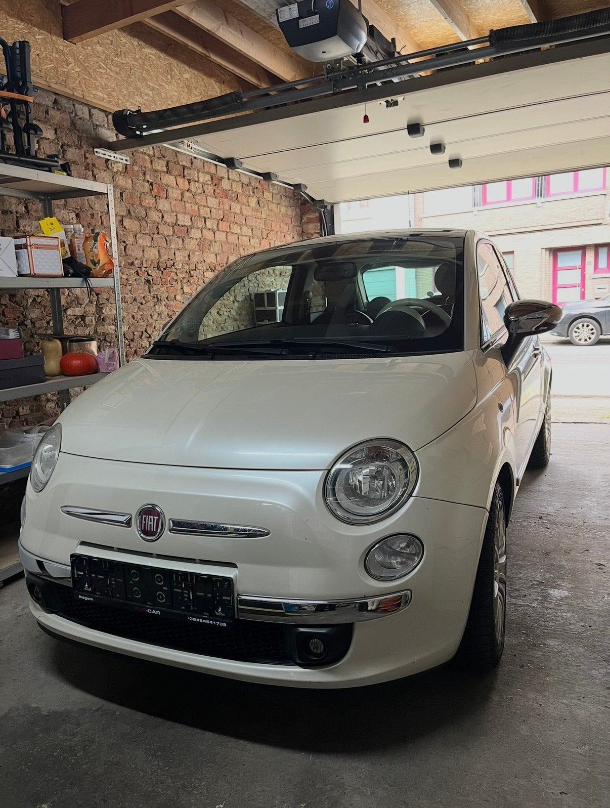 Fiat 500 Hatchback - Semi Automaat, Auto's, Automaat, Particulier, 3 deurs, Rood