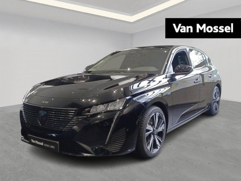 Peugeot 308 1.6 Hybrid 180 S&S EAT8 Allure, Auto's, Stof, 4 cilinders, 1600 cc, Zwart