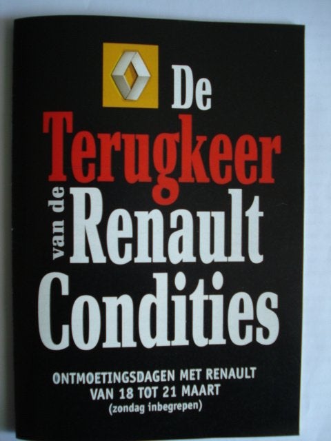 Renault Gamma 03/2005 Brochure, catalogue et perspectives, Envoi, Utilisé, Renault
