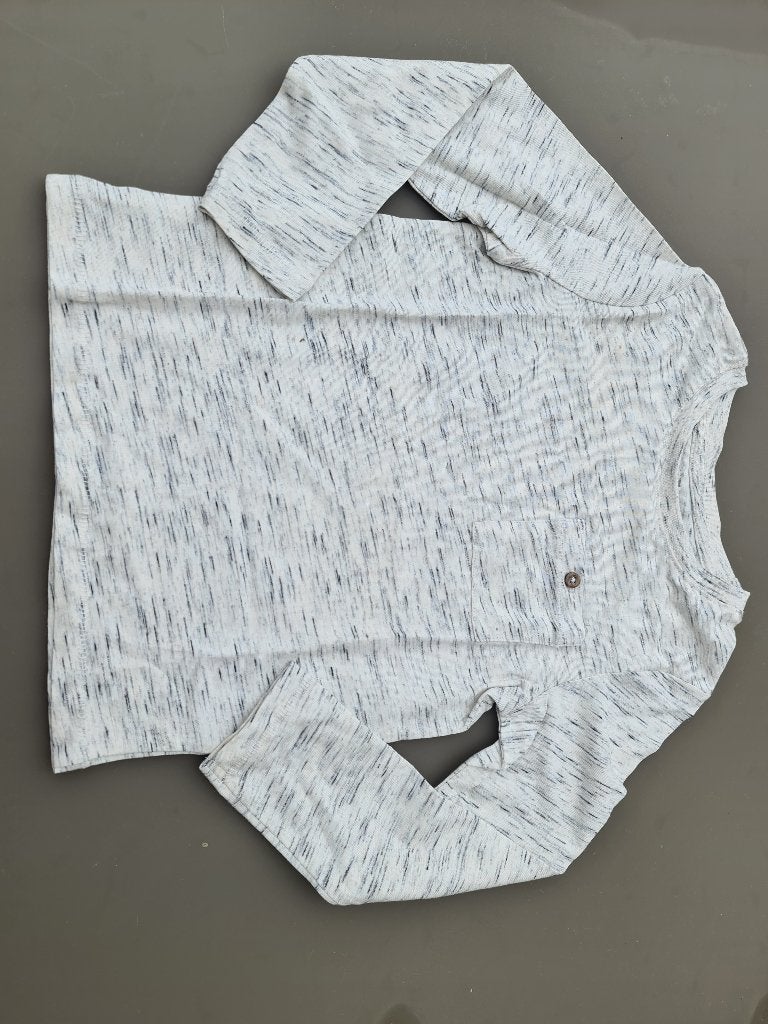 wit gespikkelde longsleef, longsleeve, CA, 116, Kinderen en Baby's, Kinderkleding | Maat 116, Ophalen, Zo goed als nieuw