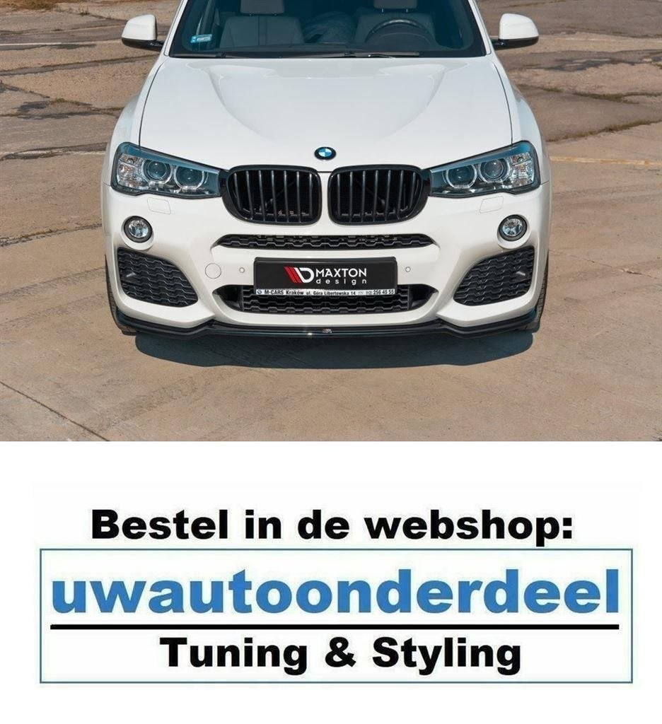 Maxton Design Spoiler Voorspoiler Lip Splitter Voor Bmw X3 F, Envoi