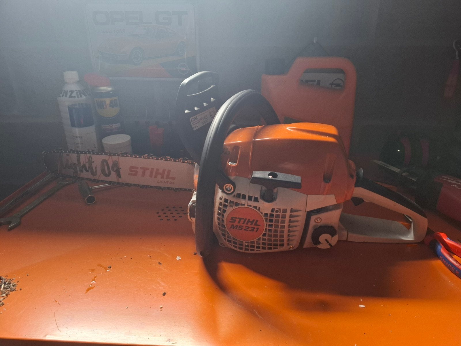 Kettingzaag stihl ms231, Doe-het-zelf en Bouw, Ophalen, Zo goed als nieuw, Kettingzaag, Stihl