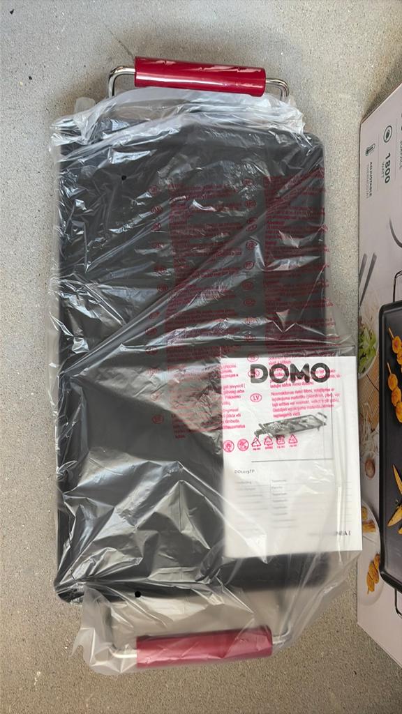 Domo teppanyaki plaat, Elektronische apparatuur, Grillplaten, Ophalen, Zo goed als nieuw