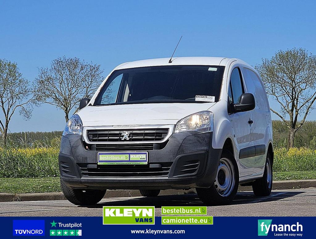 Peugeot PARTNER 1.6 3-Zits Airco Euro6!, Wit, Bedrijf, Te koop, Cruise Control