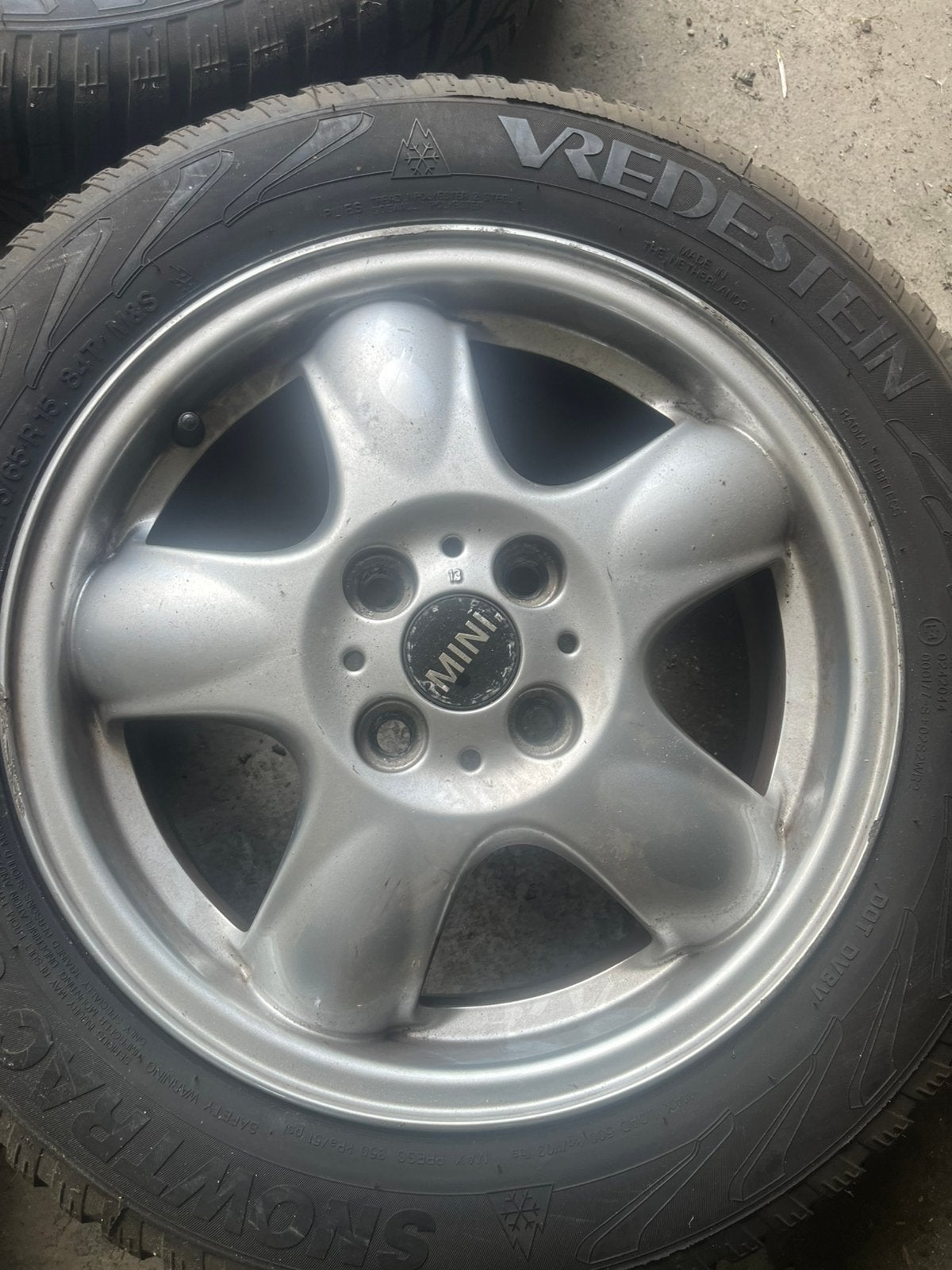 Velgen mini cooper met nieuwe bandern, Ophalen, Velg(en)