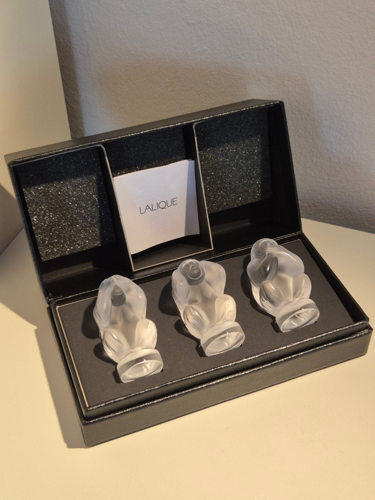 Singes de la sagesse en cristal Lalique, Enlèvement ou Envoi