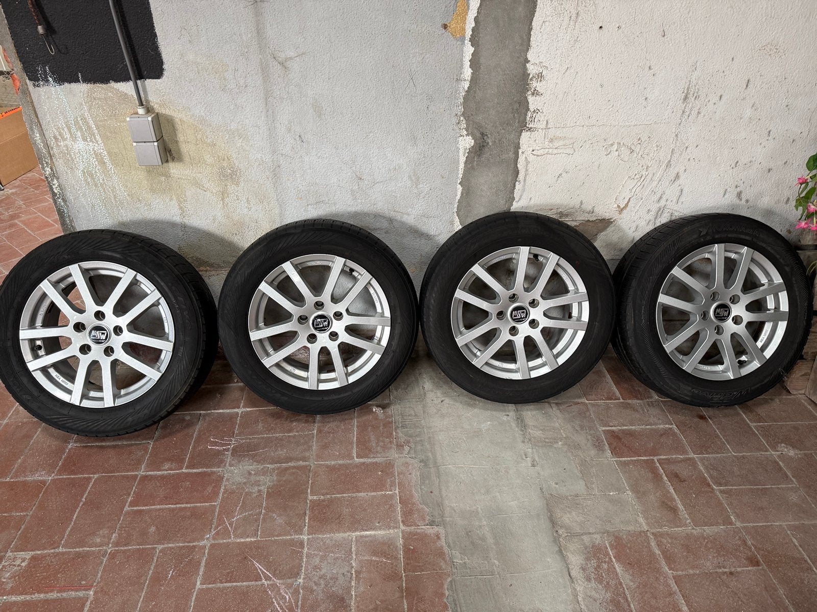 Velgen MSW 16inch 5x115 met service, Pneus et Jantes, 16 pouces, 205 mm, Enlèvement