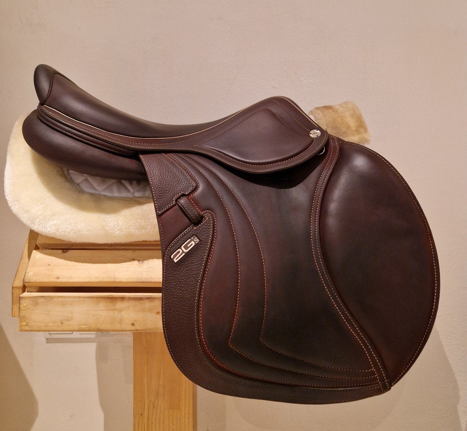 Springzadel CWD Devoucoux en Voltaire, Dieren en Toebehoren, Paarden en Pony's | Zadels, L (17.5 inch), Ophalen of Verzenden, Middel