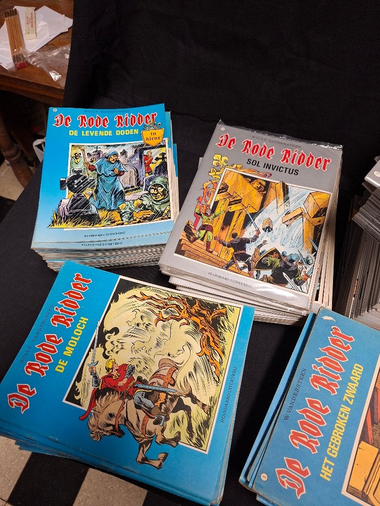 collectie De Rode Ridder, Boeken, Meerdere stripboeken, Ophalen, Gelezen