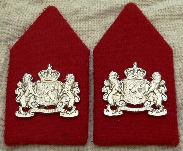 Kraagspiegels, Emblemen, DT2000, Korps Nationale Reserve.(7), Verzamelen, Militaria | Algemeen, Ophalen of Verzenden, Landmacht