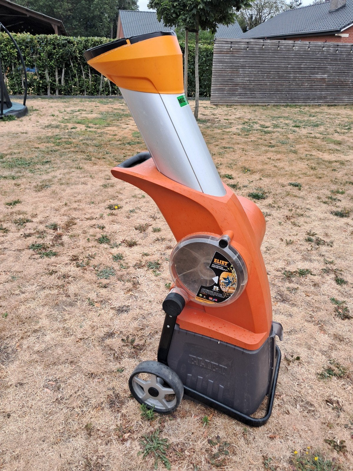 Eliet neo 2 hakselaar 3000w, Jardin & Terrasse, Déchiqueteurs, Eliet, Électrique, Sac de ramassage, Enlèvement
