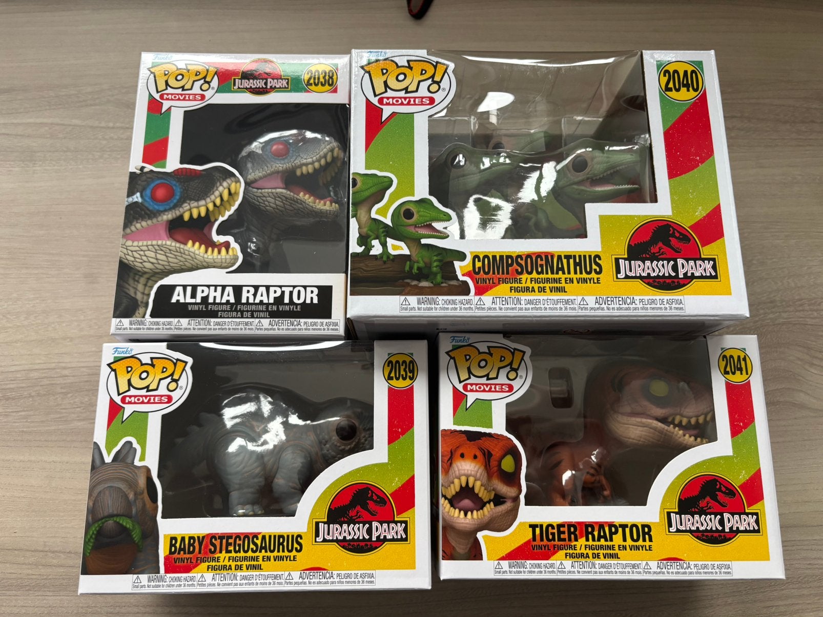 Funko Pop! Jurassic Park Dino Collection 2038-2041 full set, Verzamelen, Poppetjes en Figuurtjes, Ophalen of Verzenden, Zo goed als nieuw