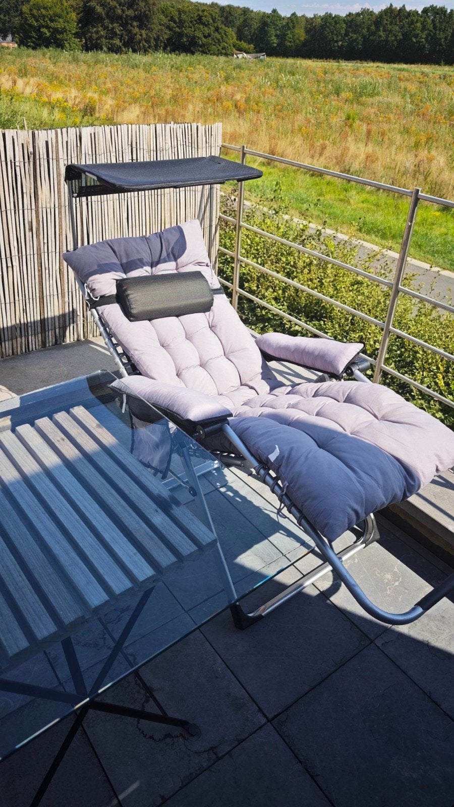 À vendre – Fauteuil relax Neuf !!, Jardin & Terrasse, Enlèvement, Comme neuf, Aluminium, Pliant