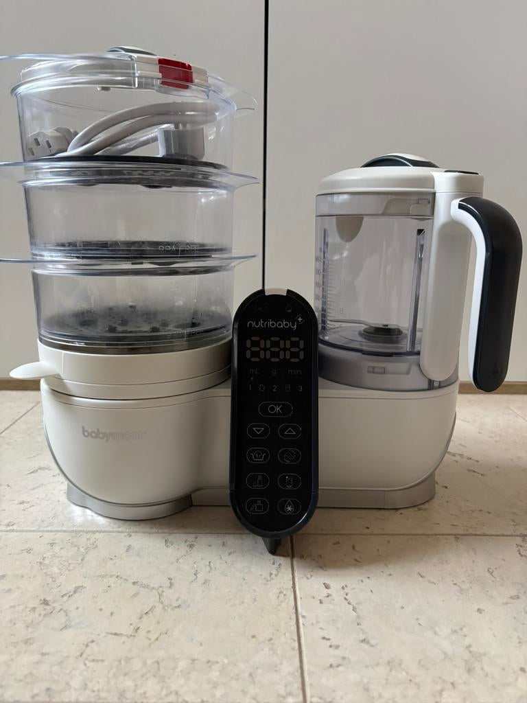 Babymoov nutribaby stomer/mixer, Gebruikt, 1 tot 2 liter, 3 snelheden of meer, Ophalen of Verzenden