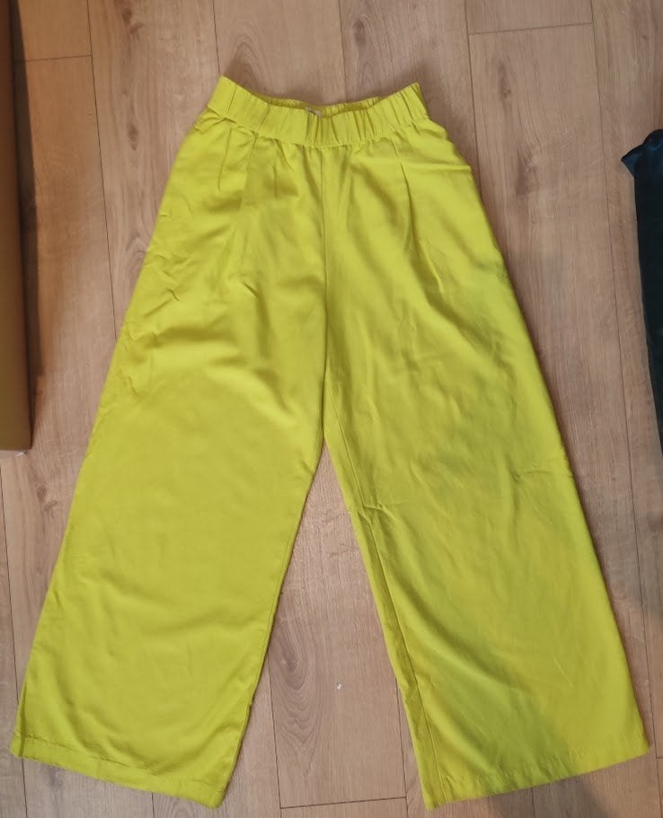 Bellerose Vezza Wide-Leg Broek –groen/Limoen – Maat 1 (S/36), Kleding | Dames, Bellerose, Ophalen of Verzenden, Zo goed als nieuw