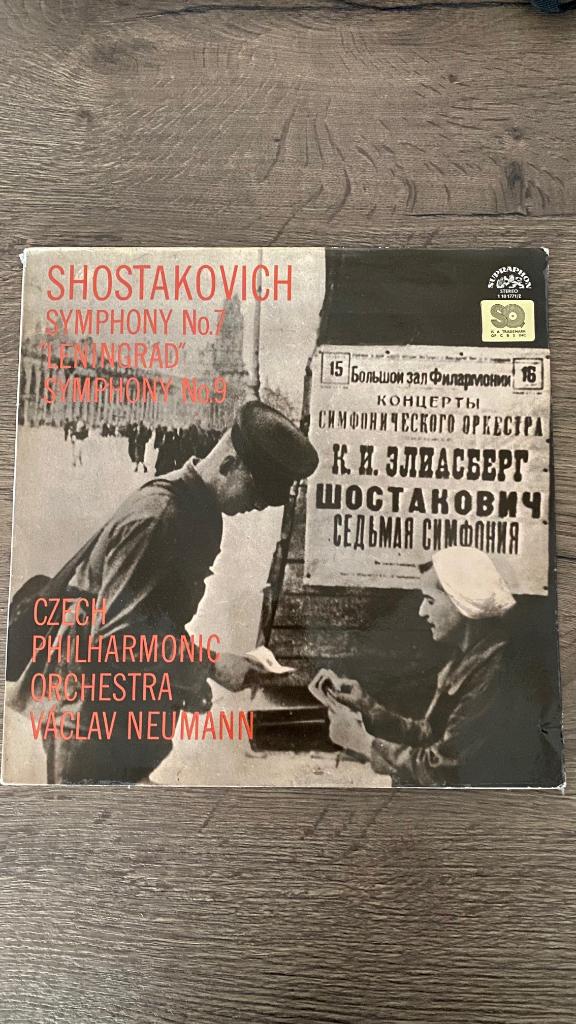 Vinyl Shostakovich symphony n 7 & 9, CD & DVD, Vinyles | Classique, Enlèvement ou Envoi, Utilisé