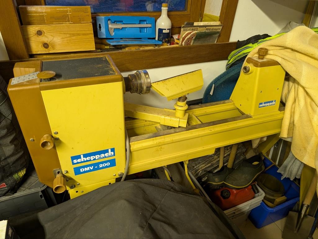 Tour à bois Scheppach Dmv 200, Enlèvement, Tour à bois