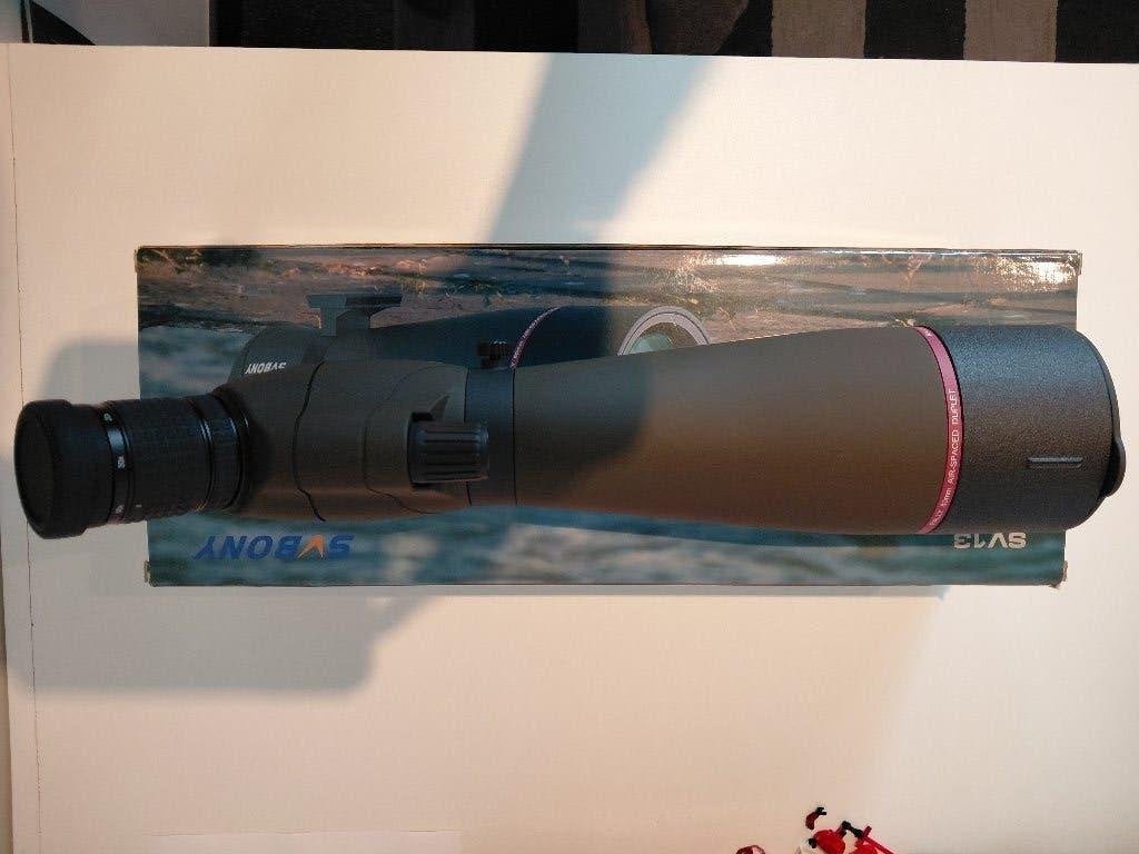4 spottingscope's + telescoop bresser te koop zie besch., TV, Hi-fi & Vidéo, Enlèvement, Comme neuf, 80 à 200 mm, Télescope réflecteur (miroirs)