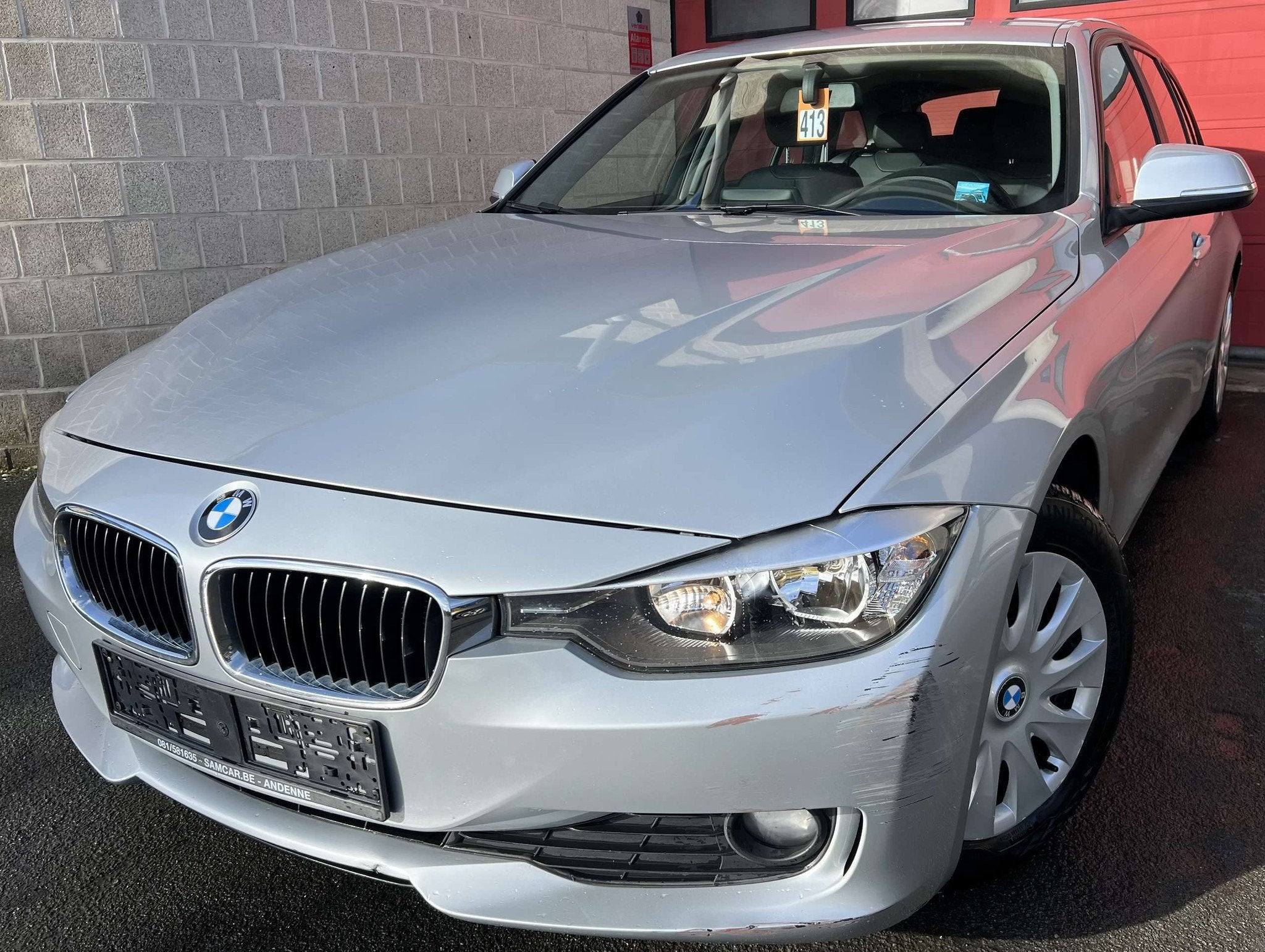 BMW 3 Serie 316 d Touring + NAVIGATION + CUIR (bj 2013), Auto's, BMW, Euro 5, Automatische klimaatregeling, Zwart, 4 cilinders