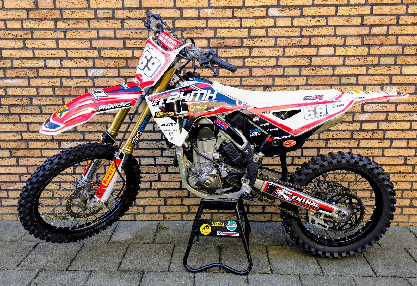 honda crf 450 50uur ook ruil sxf sx fc tc yzf yz kxf rmz, Motoren, Particulier, Nieuw, Traction Control