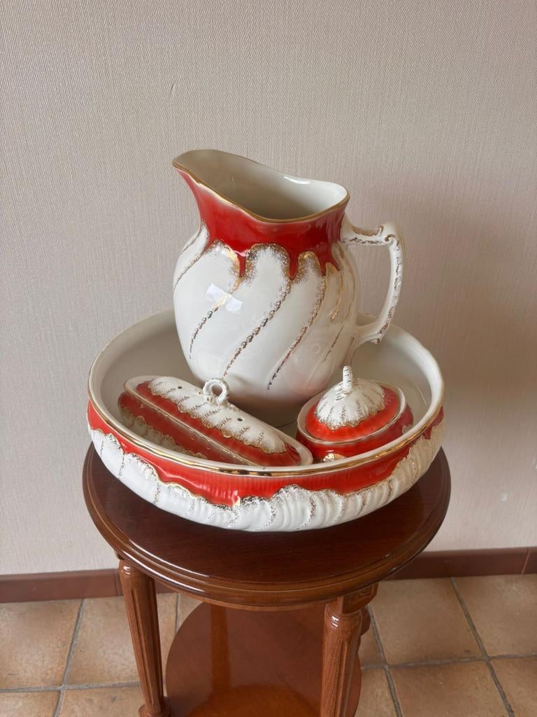 Antieke service set, Ophalen