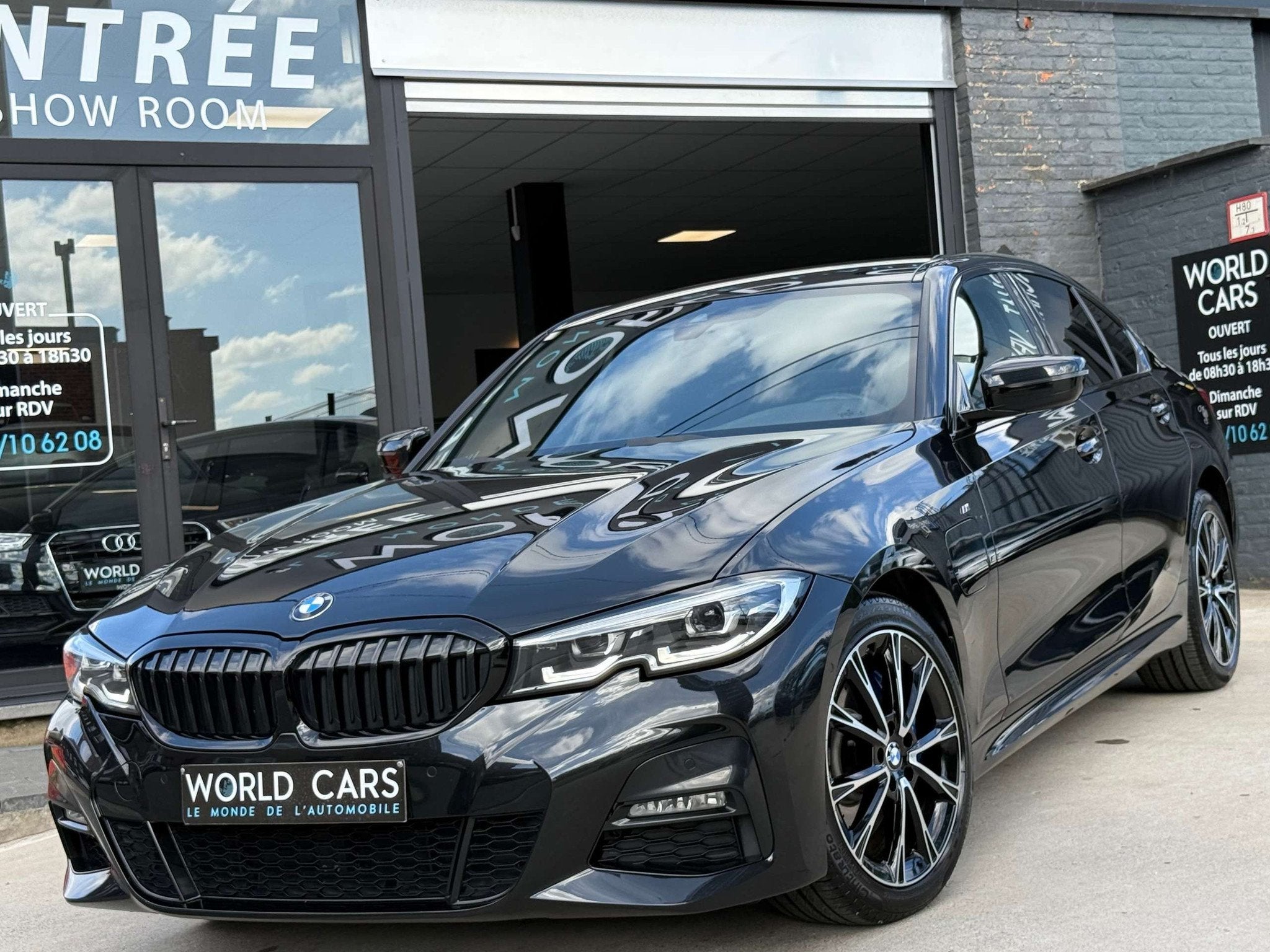 BMW 3 Serie 330 eA PHEV PACK M - COCKPIT - CAMERA - LINE ASS, Auto's, BMW, Automaat, Achterwielaandrijving, 4 cilinders, https://public.car-pass.be/vhr/de8b7ad7-c2d9-4f3e-b40c-0d479ed0e95a