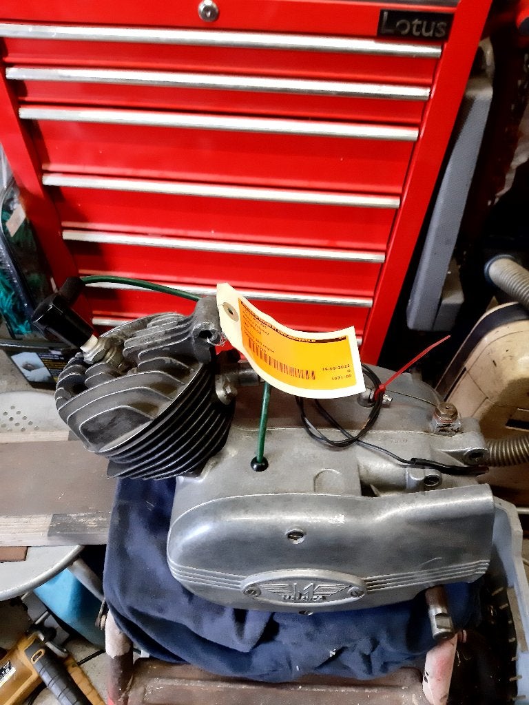 malanca blok, Fietsen en Brommers, Brommeronderdelen | Oldtimers, Ophalen, Zo goed als nieuw, Blok, Overige merken
