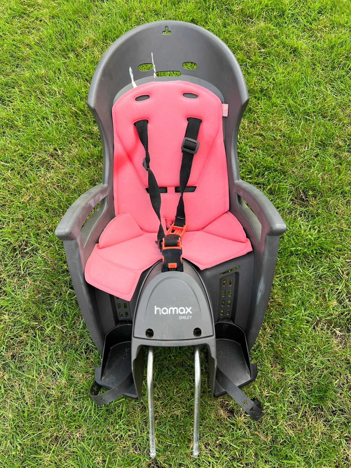 Hamax Smiley fietsstoel, Fietsen en Brommers, Ophalen, Achterzitje, 9 t/m 36 kg, Gebruikt