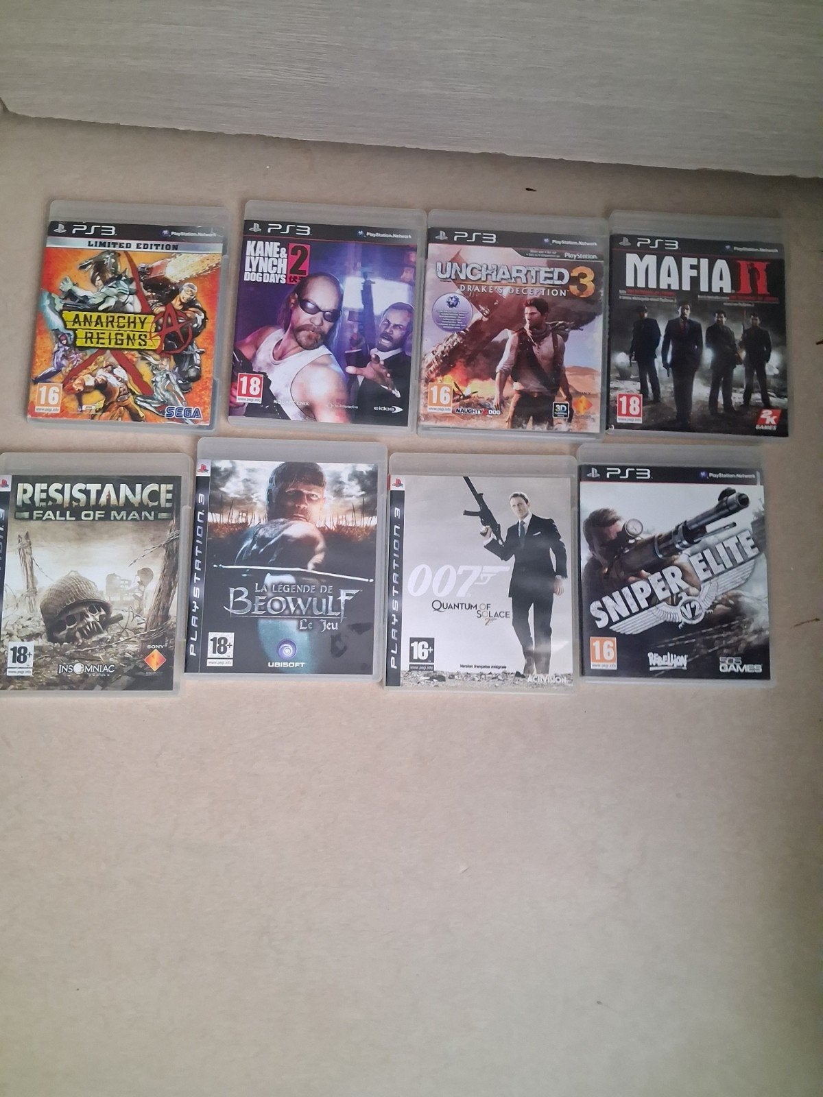8 ps3 games te koop, Games en Spelcomputers, Ophalen of Verzenden, Zo goed als nieuw