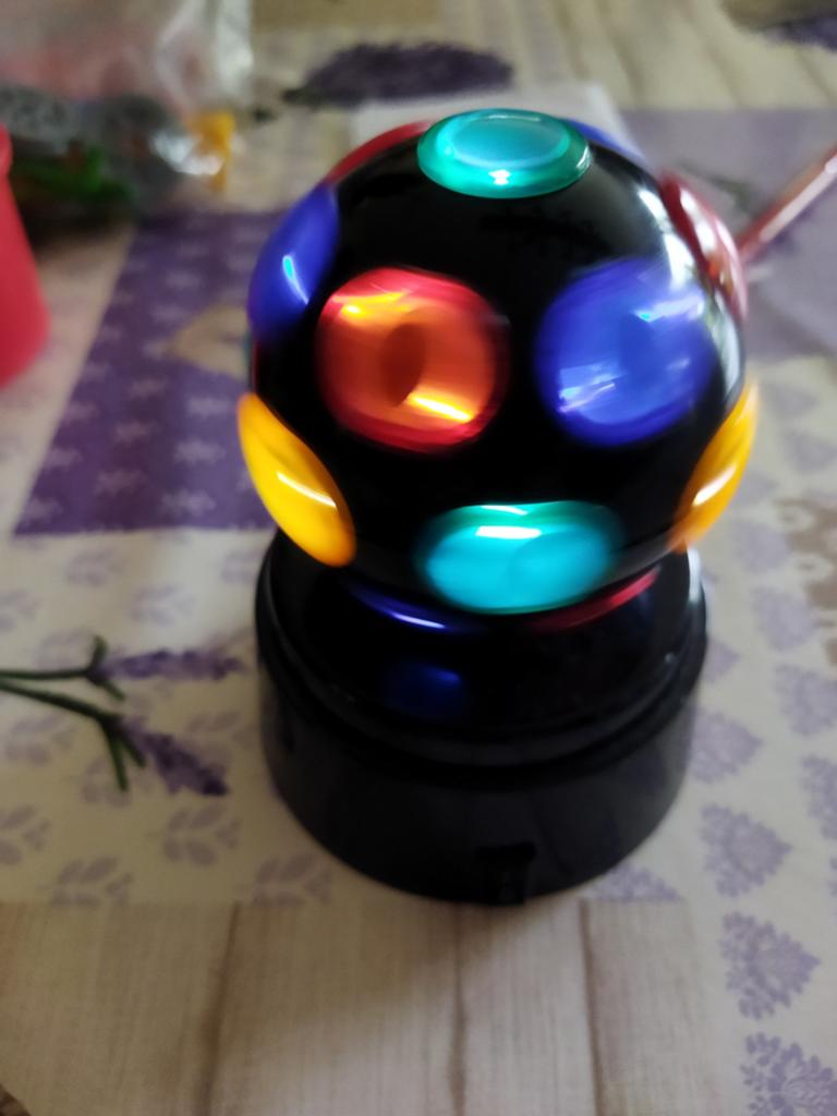 Mini boule disco, Enlèvement ou Envoi, Comme neuf, Lumières, Couleur