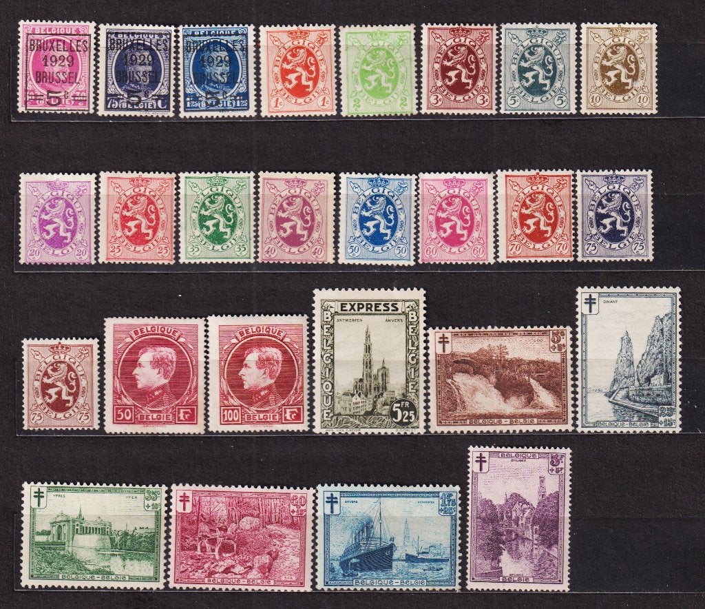 België 1929, Postzegels en Munten, Postzegels | Europa | België, Verzenden, Postfris, Spoor van plakker