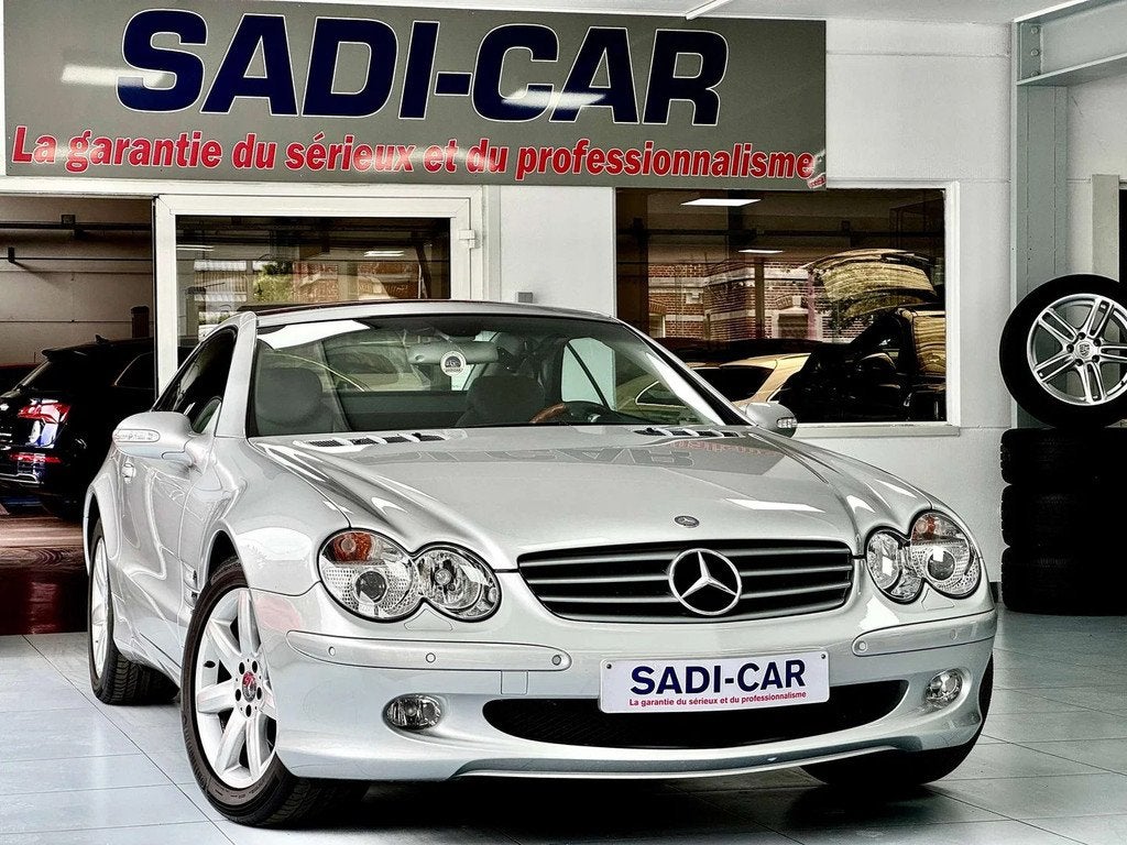 Mercedes-Benz SL-Klasse 350 Roadster 245cv + TOIT PANO - ETA, Auto's, Mercedes-Benz, Automaat, 245 pk, Gebruikt, Zwart